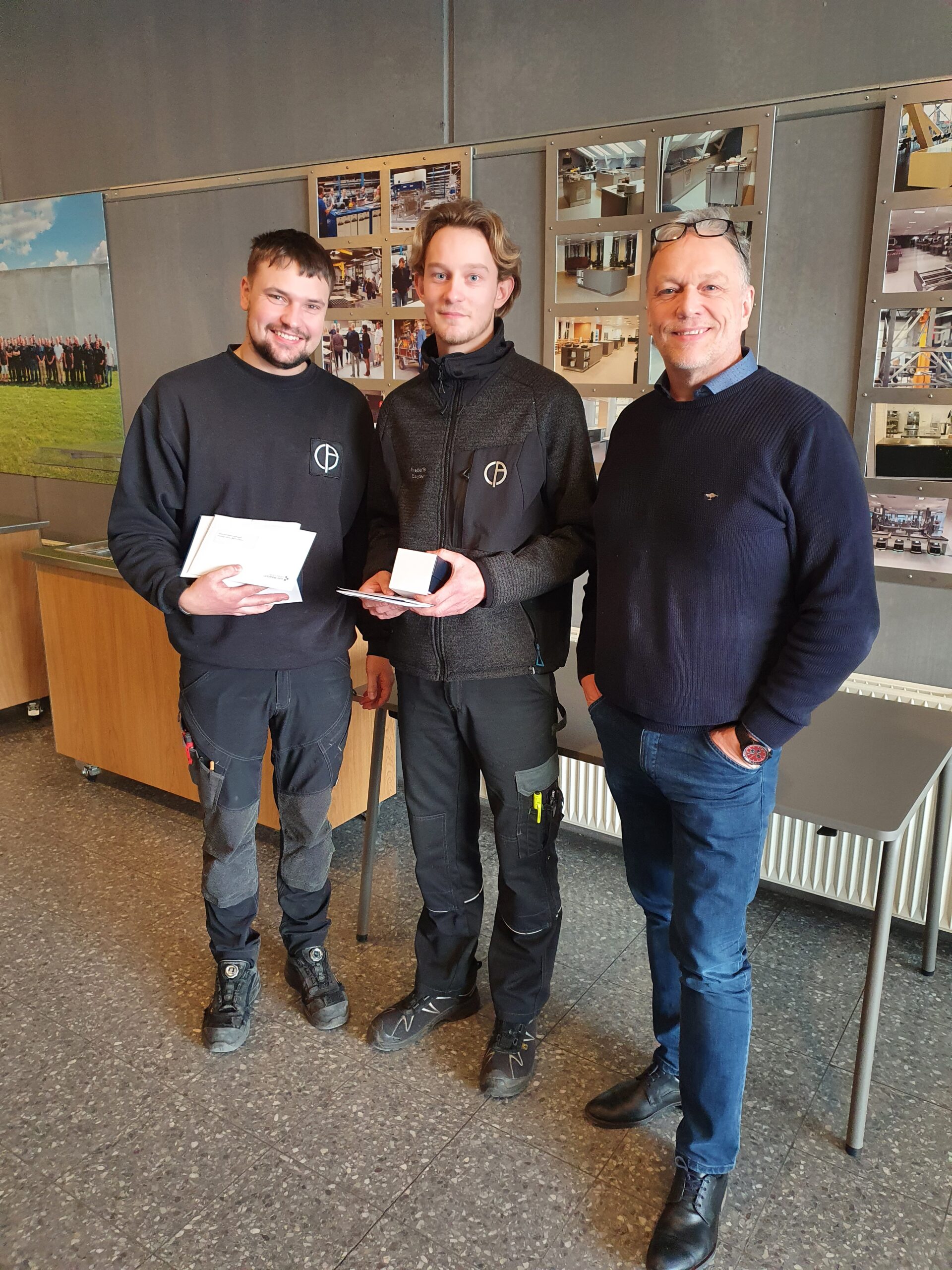 Søren-Emil og Frederik – udlært som rustfaste klejnsmede