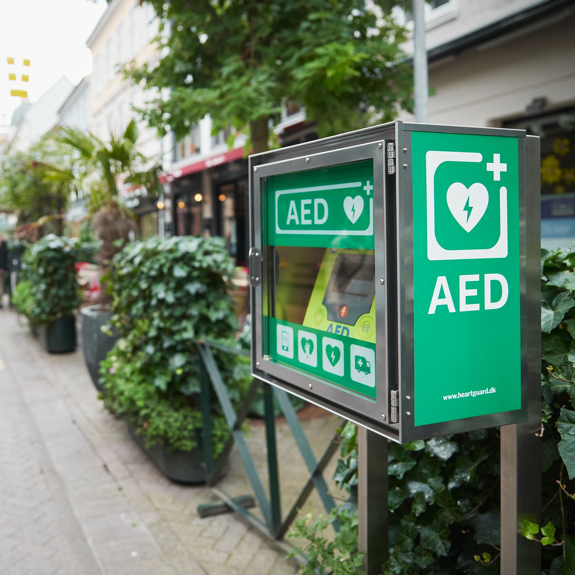 HeartGuard Protect på en gade